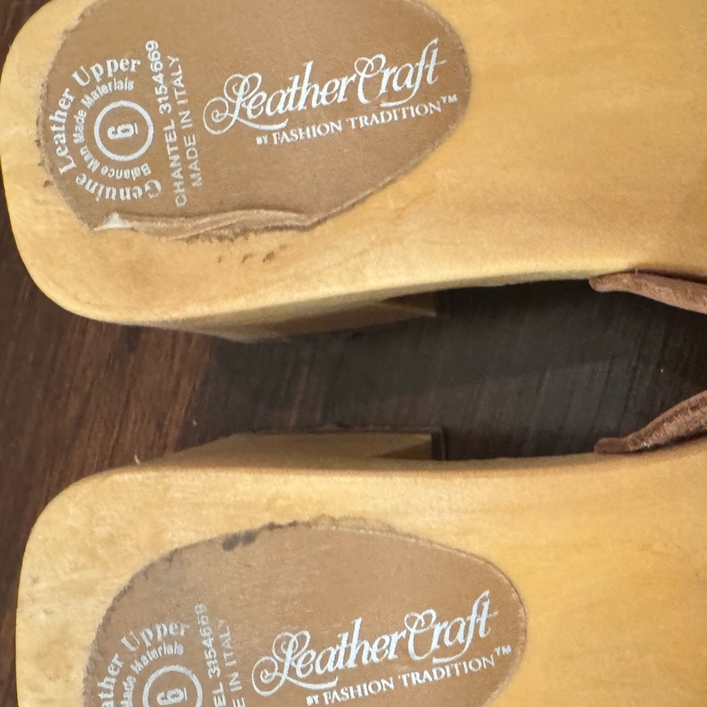 Brown Leather Women's Sandals leathercraft size 6 women’s - Picture 4 of 10